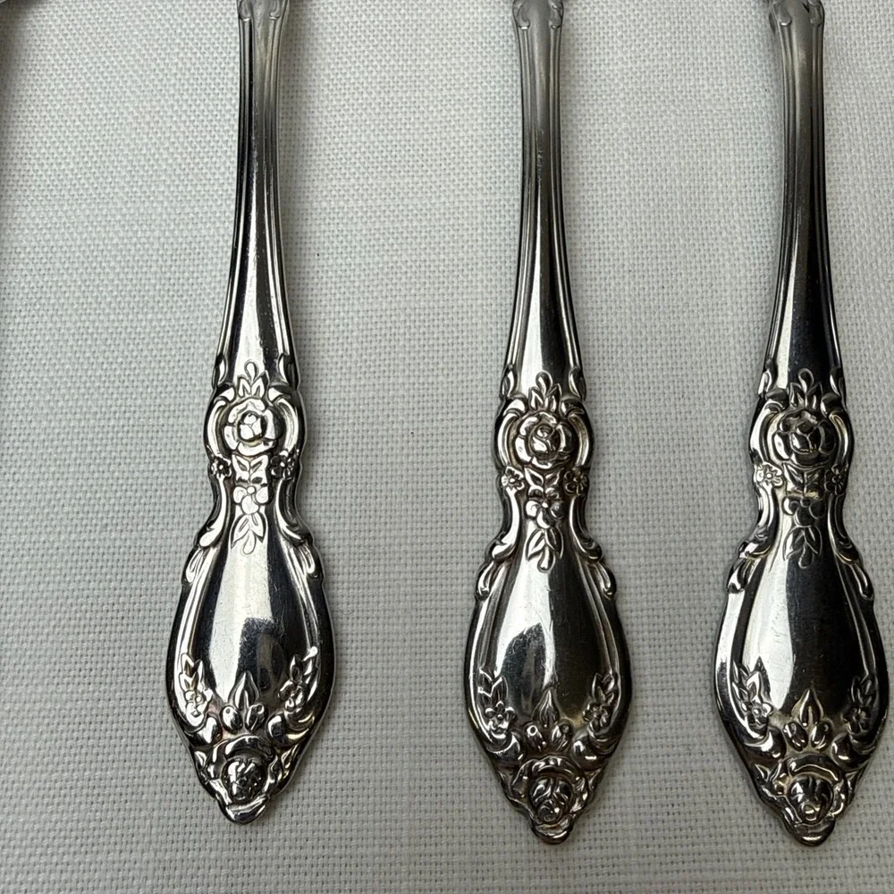 Oneida‎ Plantation Soup Spoons X9 Stainless Steel Community Flatware